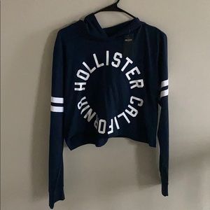 NWT- Hollister crop hoodie